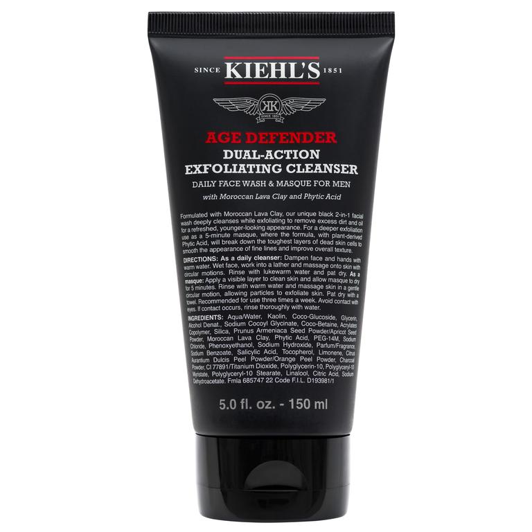 Kiehl's Age Dendender Dual Action Exfoliating Cleanser.