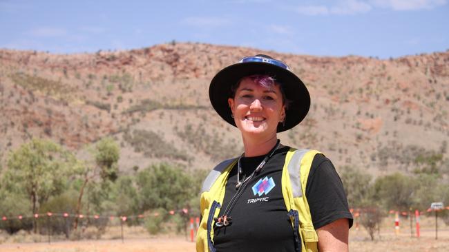 Irish expat LJ Devlin in Alice Springs. Picture: Gera Kazakov