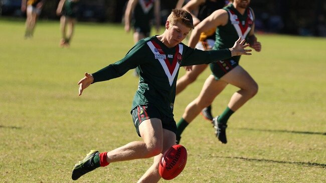 Tyson Clark in action for Blackwood. Picture: Blackwood Football Club