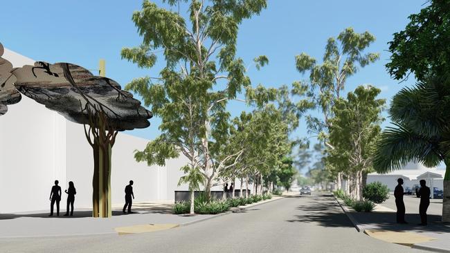 New designs for Todd St in the Alice Springs CBD. Picture: Alice Springs Town Council