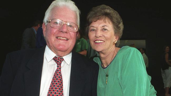 Pictured here in 2002, Jock and Beverly were both passionate about the arts. Picture: Adam Head