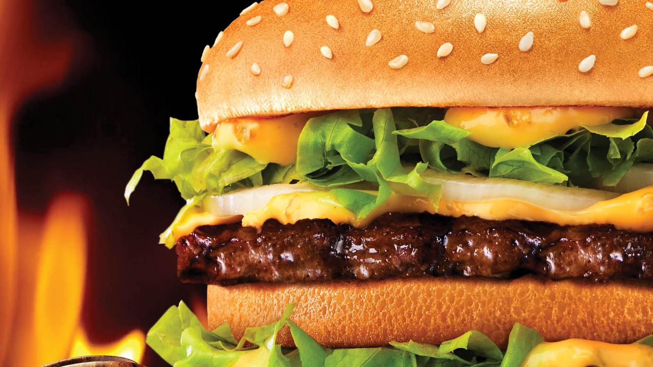 The Big Jack and Mega Jack burgers are coming back to Hungry Jack’s for a limited time, the fast food chain has announced. Picture: Supplied