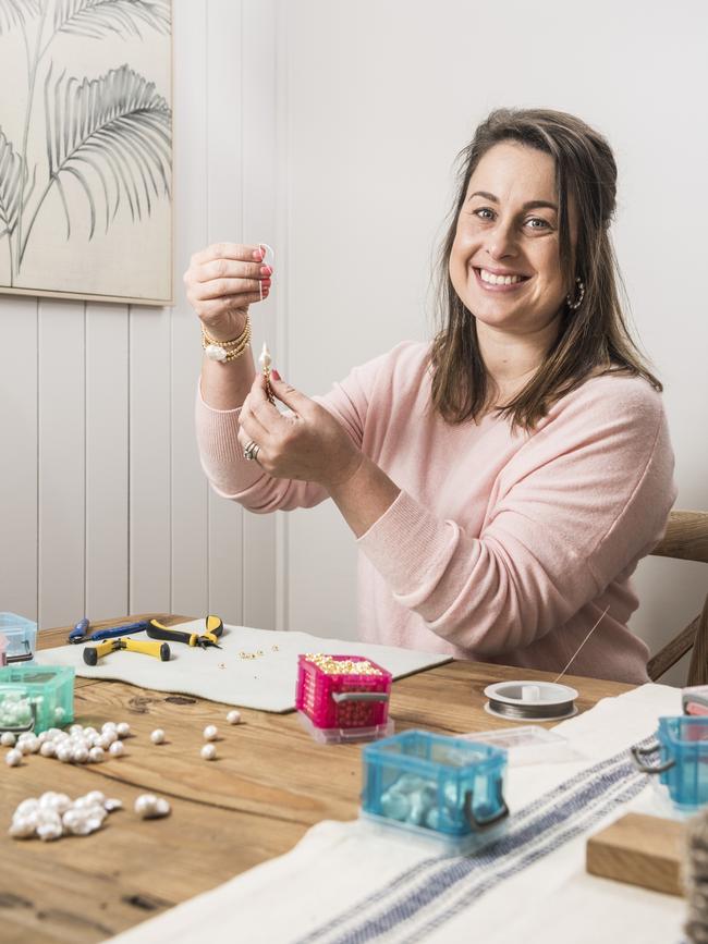 Boutiqo owner Jess Hayes is set to launch the pearl jewellery business, Monday, July 19, 2021. Picture: Kevin Farmer