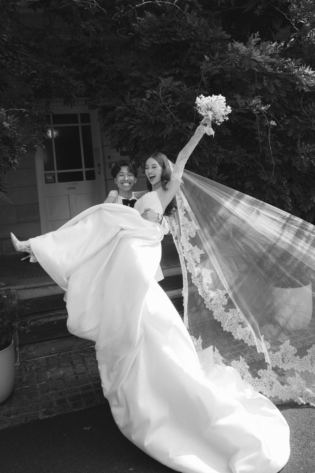 These 35 Brides Prove That Bridal Capes Are The New Wedding Veil