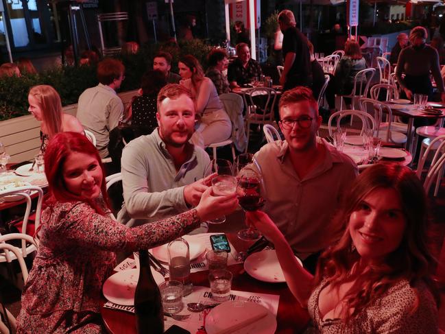 Flinders Lane on new years eve in Melbourne. Picture: NCA NewsWire/ David Crosling