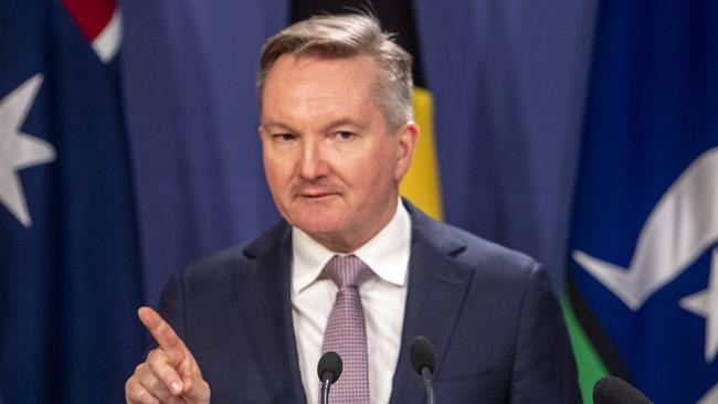 Australian Federal Minister for Climate Change and Energy Chris Bowen. Picture: NewsWire / Jeremy Piper