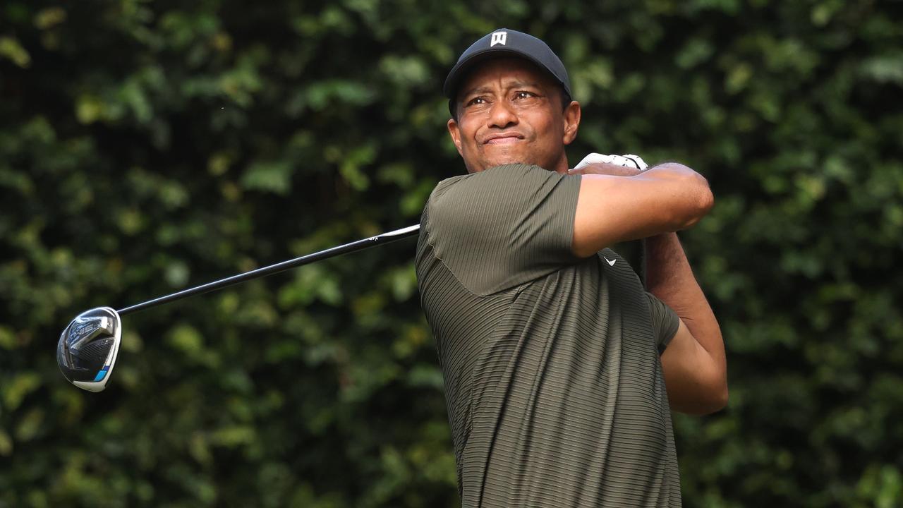 Woods at the 2020 Masters.