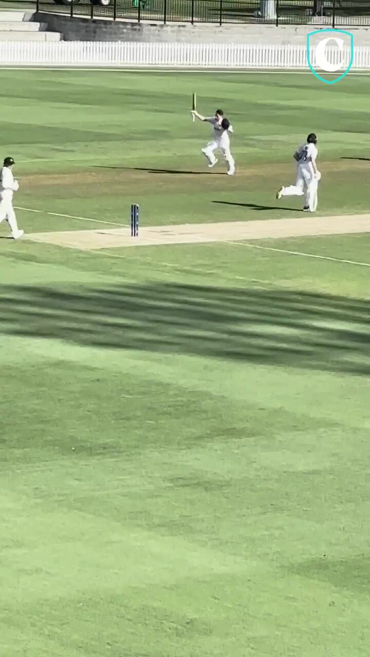 Rocky Flintoff hits ton against Cricket Australia XI