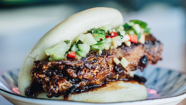 Lamb rib bao from the Lucky Bao. Photo: two Birds Social.