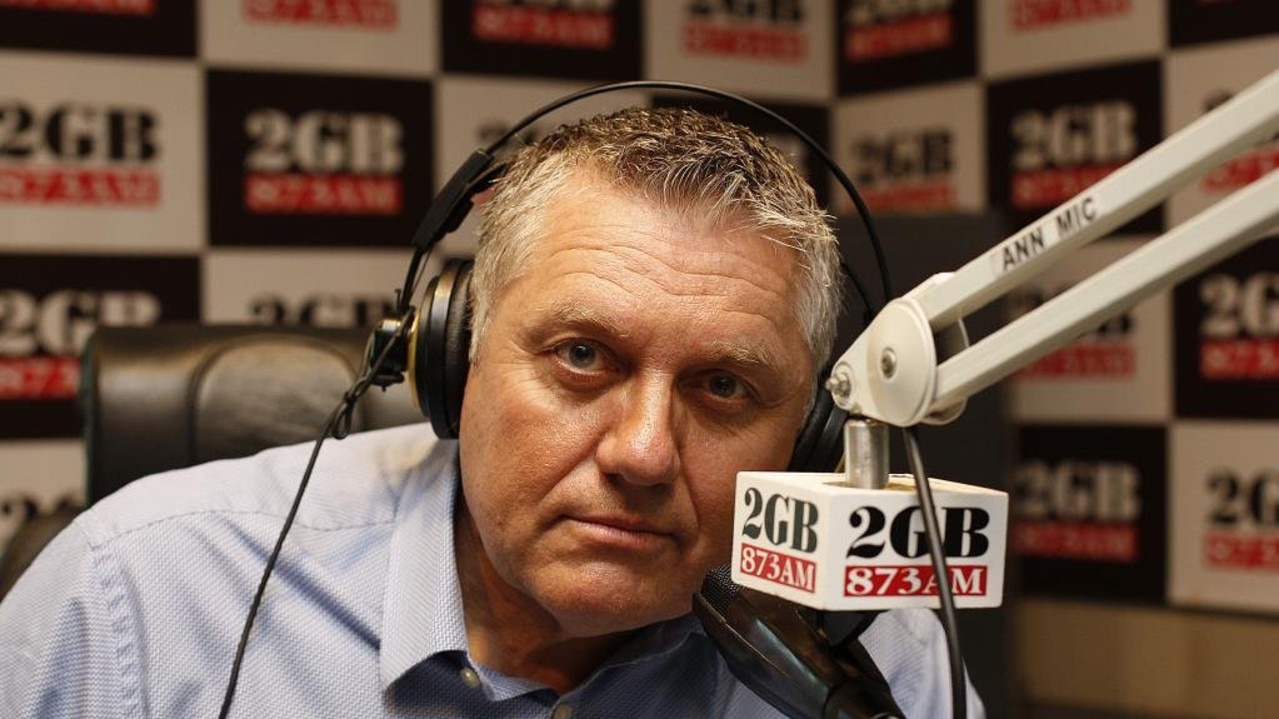 Ray Hadley, 2GB broadcaster. Picture: Supplied