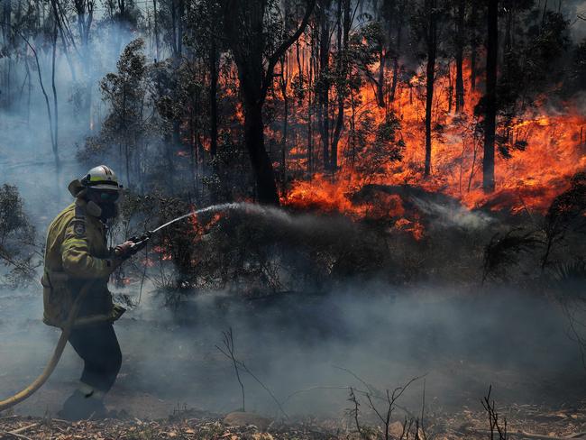 The NSW bushfires have claimed the lives of two RFS firefighters this week. Picture: Tim Hunter