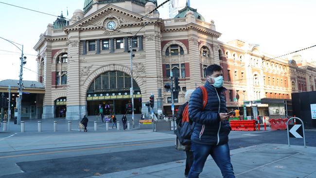 Frustration is growing among Melburnians as the city remains empty. Picture: David Crosling