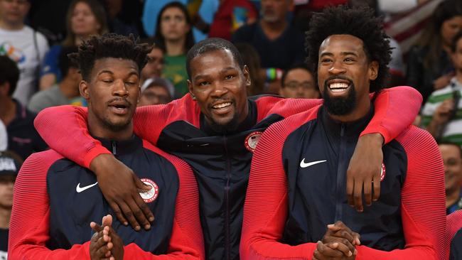 Jimmy Butler, Kevin Durant and DeAndre Jordan were part of the Rio gold medal team.