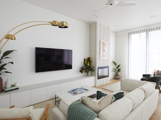 There is compact and then there is Jimmy and Tam's living and area. Picture: Channel 9