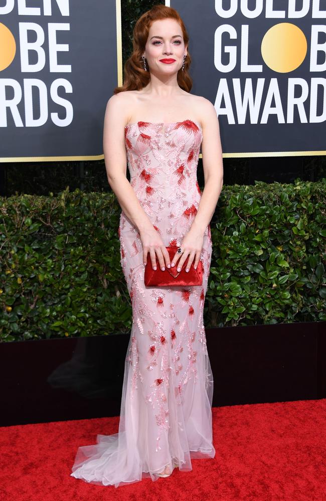 Actress Jane Levy arrives for the 77th annual Golden Globe Awards on January 5, 2020, at The Beverly Hilton hotel in Beverly Hills, California. (Photo by VALERIE MACON / AFP)