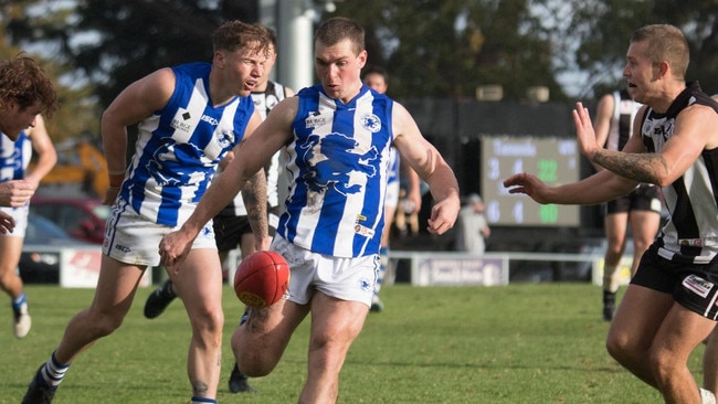 Lions star Steve Burton was at his best on Saturday. Picture: South Gawler Football Club