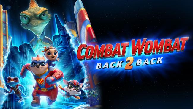 Combat Wombat Back 2 back poster.