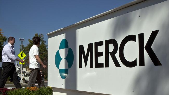 Pharmaceutical company Merck has published analysis of a promising trial of their antiviral pill. Picture: Kena Betancur / Getty Images North America / AFP