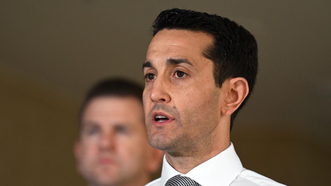 Opposition Leader David Crisafulli has called for an apology from Premier Annastacia Palaszczuk. Picture: NCA NewsWire / Dan Peled