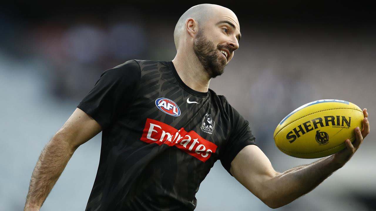 Steele Sidebottom is playing a new role at half-back. Picture: AAP Image/Daniel Pockett