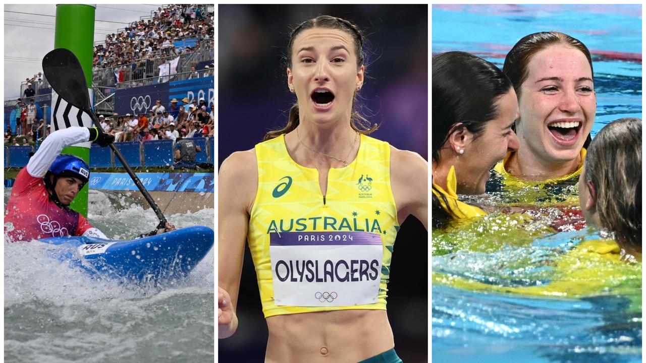 Australian Olympic results for Day 9