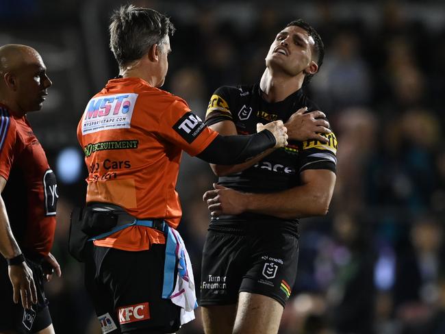 NRL 2024 RD24 Penrith Panthers v Melbourne Storm - Nathan Cleary, injury