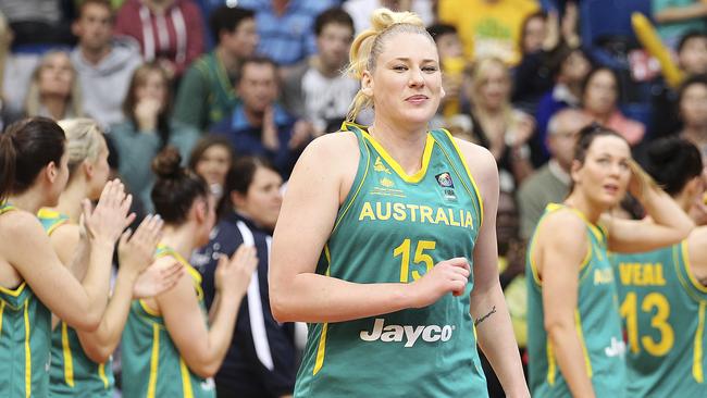 Lauren Jackson during her time with the Opals