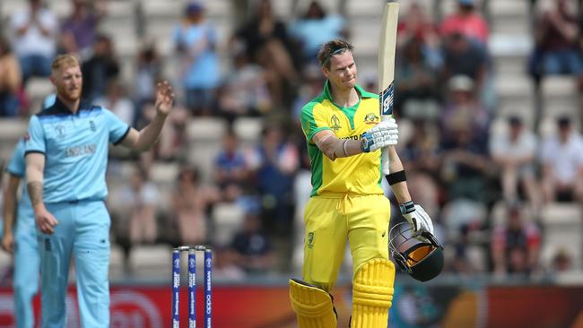 Steve Smith scored a brilliant against the Poms in last weekend’s warm-up match.