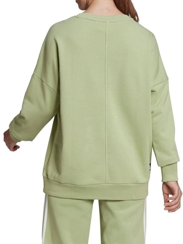 Adidas Sportswear Future Icons Sweatshirt Lime Green. Picture: Myer.