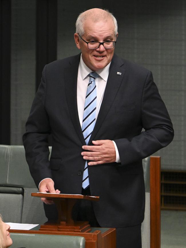 Former Prime Minister Scott Morrison. Picture: NCA NewsWire/Martin Ollman