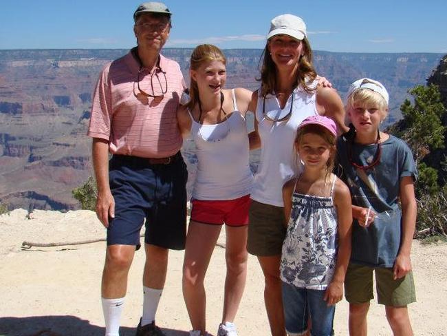 The Gates children were allegedly furious with their father. Picture: Melinda Gates / Twitter