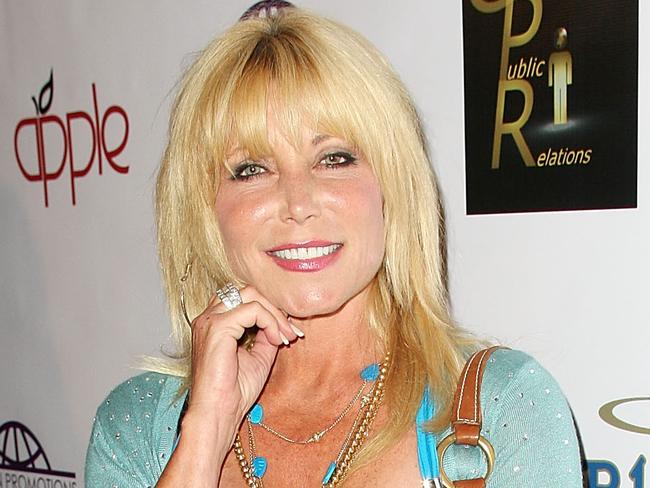 Actor Pamela Bach-Hasselhoff attends a film premiere after-party at the Apple Lounge in West Hollywood, California, in 2009.