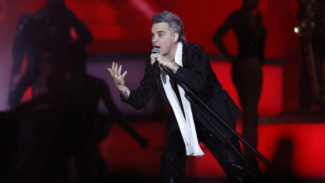 It was Williams’s first concert in Australia since 2018. Picture: Jonathan Ng