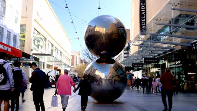 Another teenager has been arrested in relation to an alleged brutal assault in Rundle Mall last month. Picture: NCA NewsWire / Kelly Barnes