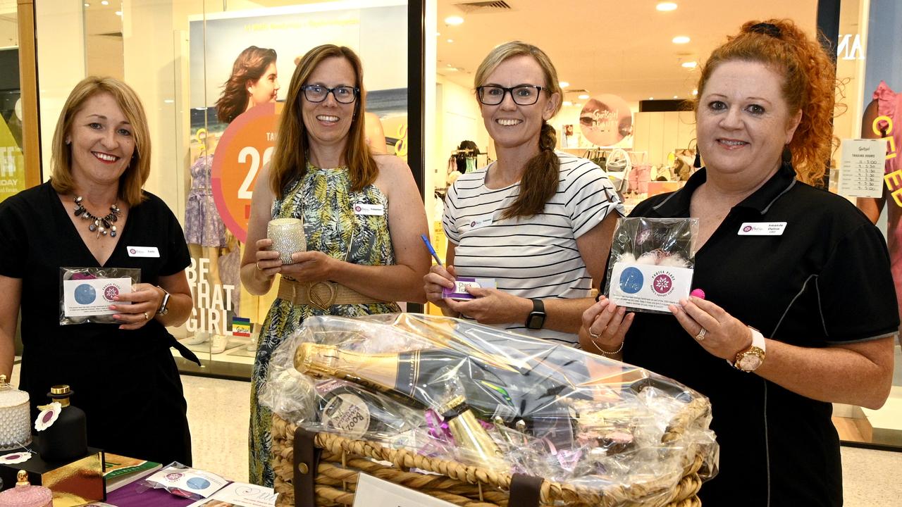 Protea Place stand in Grand Central. From left; Emily O'Sullivan, Tanya Hall, Jaime Thomas, Amanda Dalton