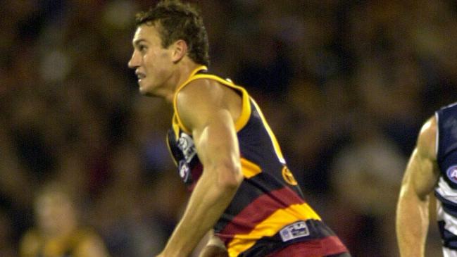 Ryan Fitzgerald in action for the Crows.