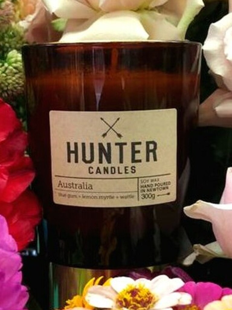 A Hunter Candles product was pinched from the lobby. Picture: The Flower Room