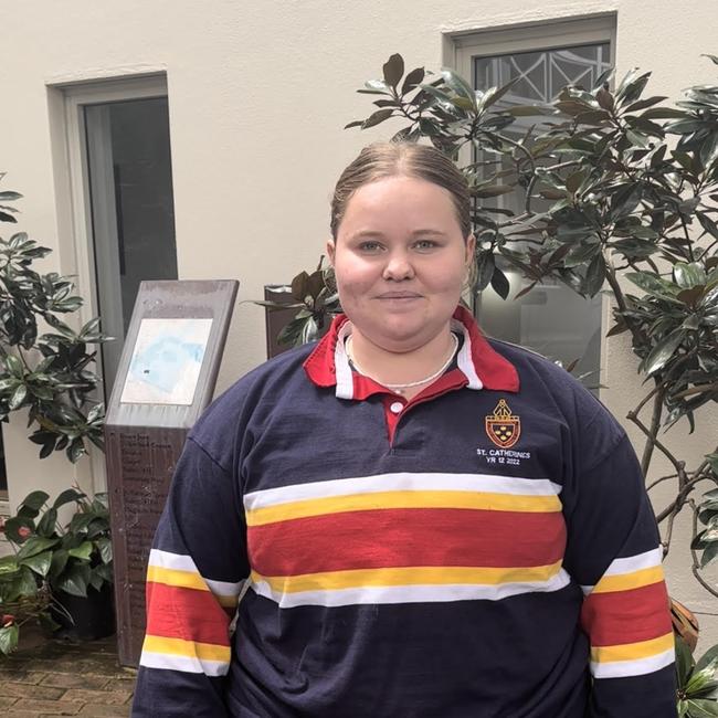 Boarding school prefect at St Catherine’s, Jemima Hall