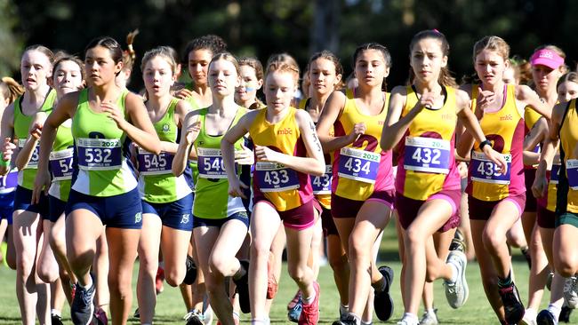 The QGSSSA cross country championship 2022. Picture, John Gass