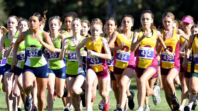 The QGSSSA cross country championship 2022. Picture, John Gass