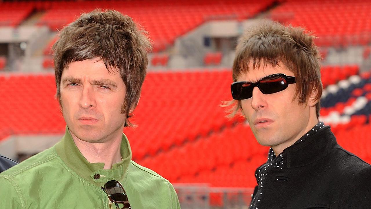 Noel Gallagher (left) and Liam Gallagher (right) had an epic spat. Picture: Getty Images