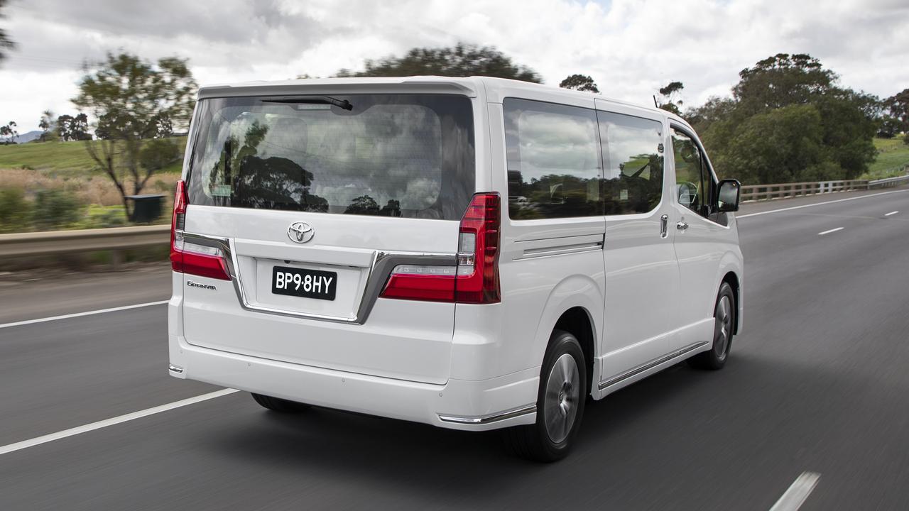 External lines of the Toyota Granvia are square.