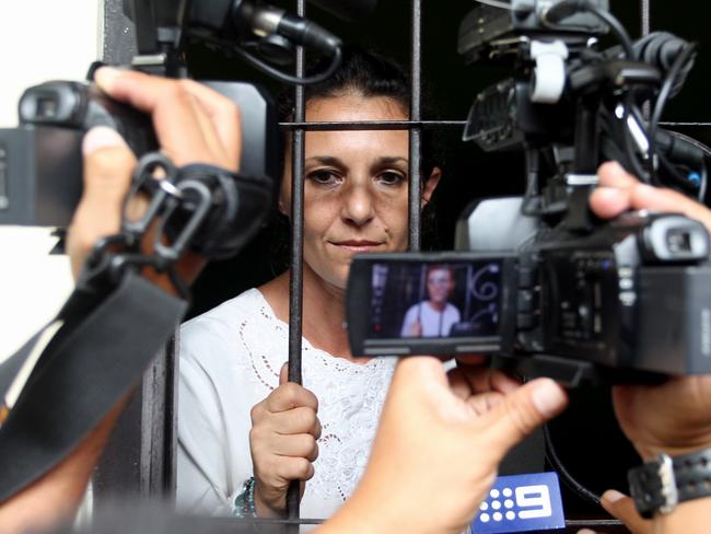 Sara Connor behind bars. Picture: Lukman S. Bintoro