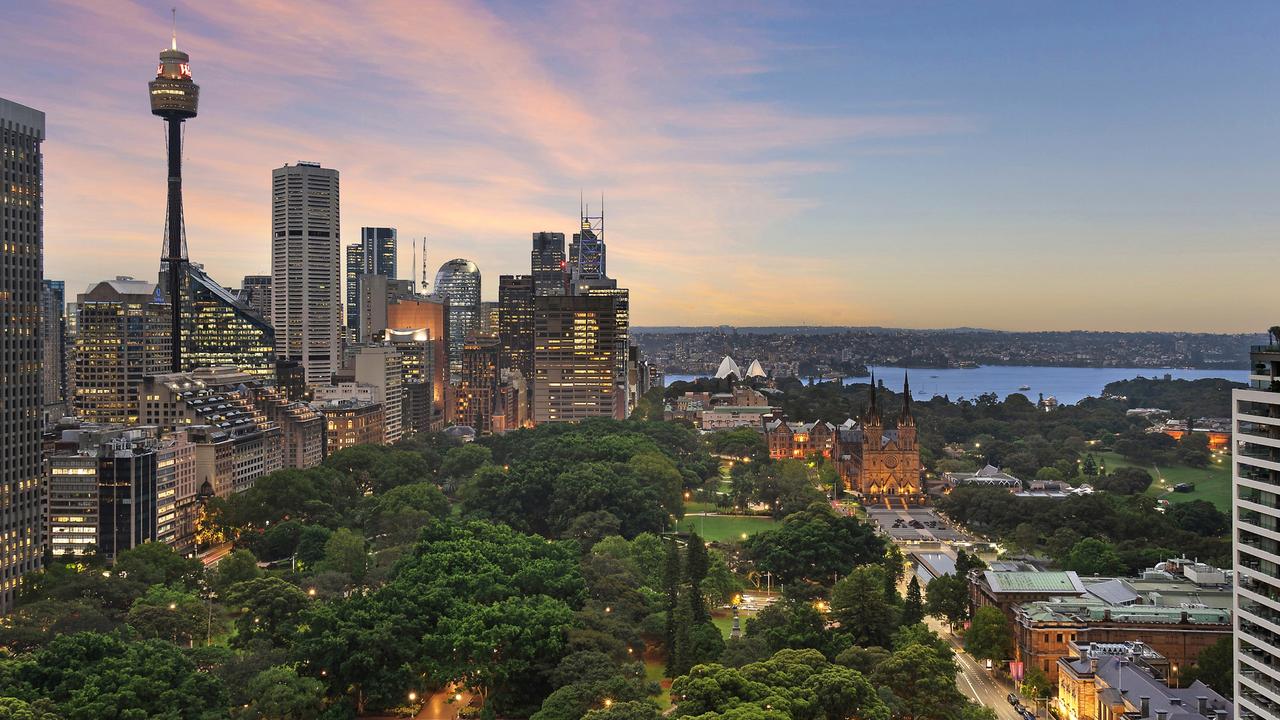 The view from 2704/187 Liverpool St, Sydney., where they lived at the time.