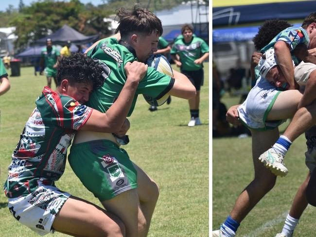 Faces of the Warba Wangarunya Rugby League Carnival at Saleyards Park, Rockhampton, on January 23, 2025.