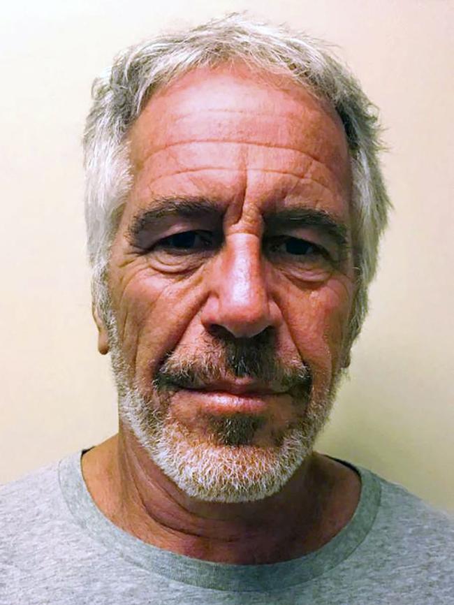 Convicted sex trafficker and paedophile Jeffrey Epstein. Picture: AFP Photo/New York State Sex Offender Registry/Handout