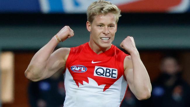 Isaac Heeney is moving into the midfield. Picture: Getty Images