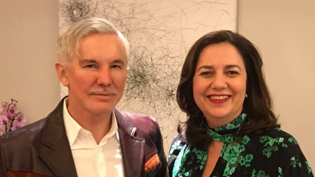 Premier Annastacia Palaszczuk with Baz Luhrmann.