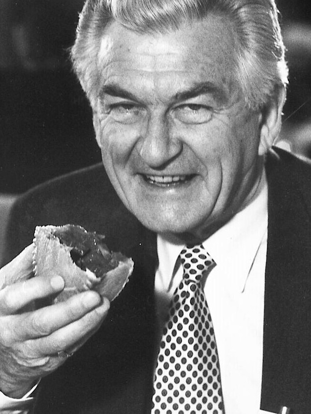 Former Prime Minister Bob Hawke was a big meat pie fan.