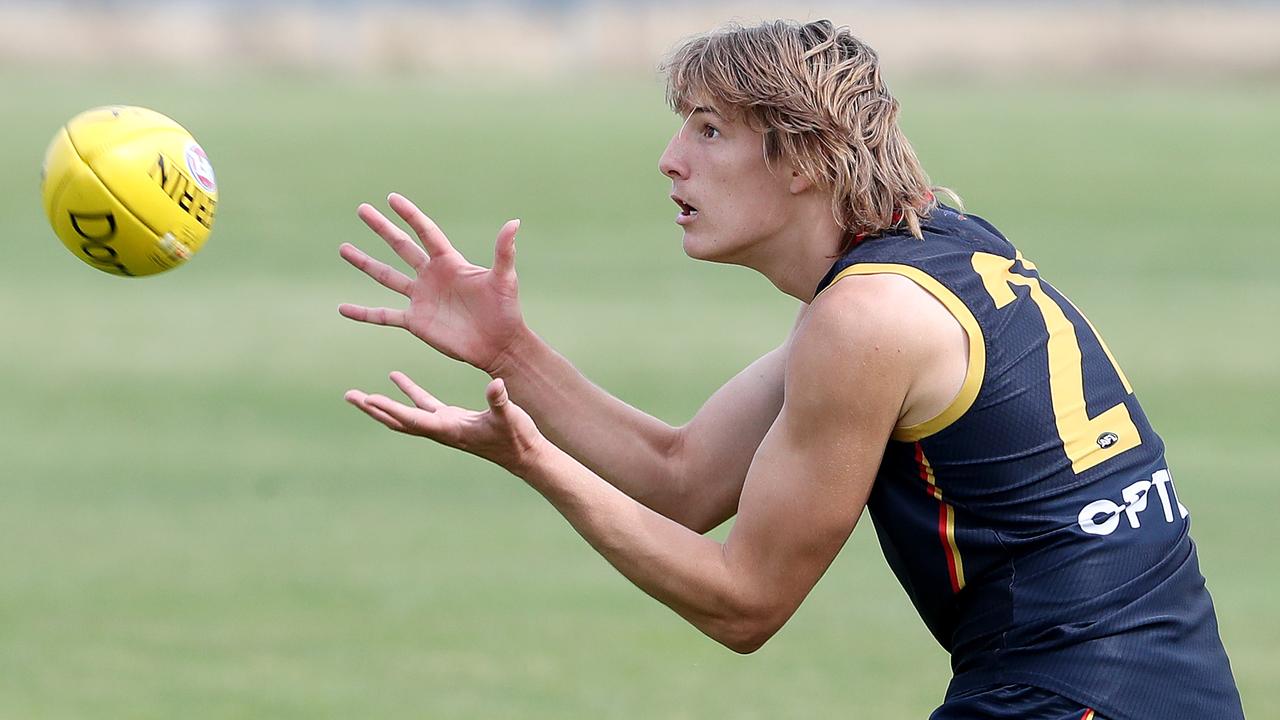 Young Adelaide player Josh Worrell has been caught for drink-driving. Picture: Sarah Reed